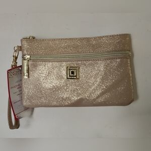 Liz Claiborne Shimmering Gold Wristlet
